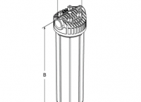 8) Velkokapacitní filtrační jednotka modrá - inox (S-Clear-Big-i)